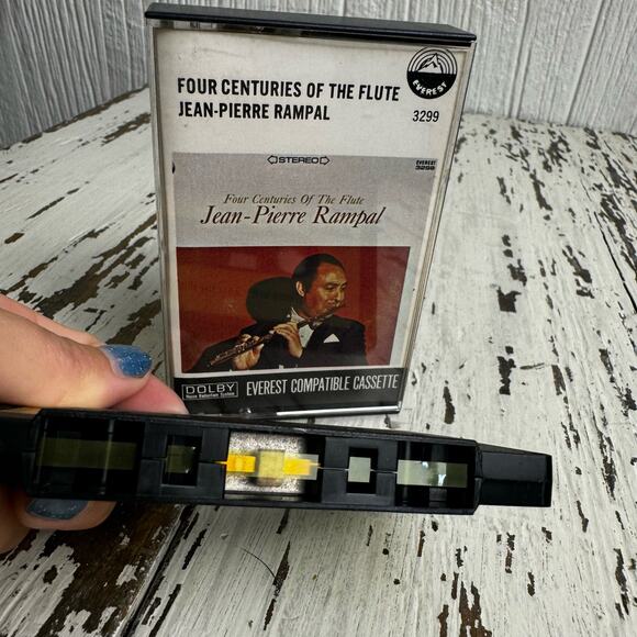 Jean-Pierre Rampal Four Centuries of the Flute Dolby Cassette Tape Vintage - Picture 6 of 6